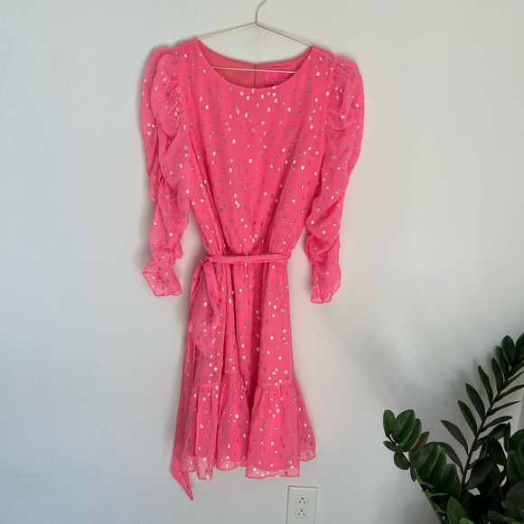 LILLY PULITZER Chianna Silk Dress Size 12 NWT - Picture 3 of 6
